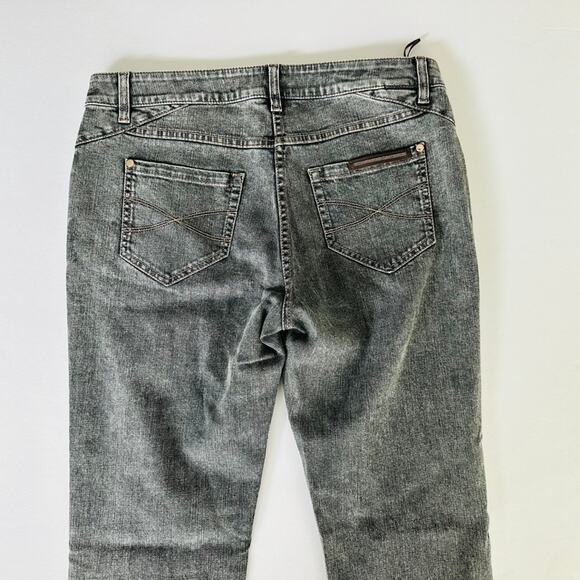 Brunello Cucinelli High Waisted Skinny Jeans Dark Grey Denim Size 46 US 10 - Picture 8 of 9